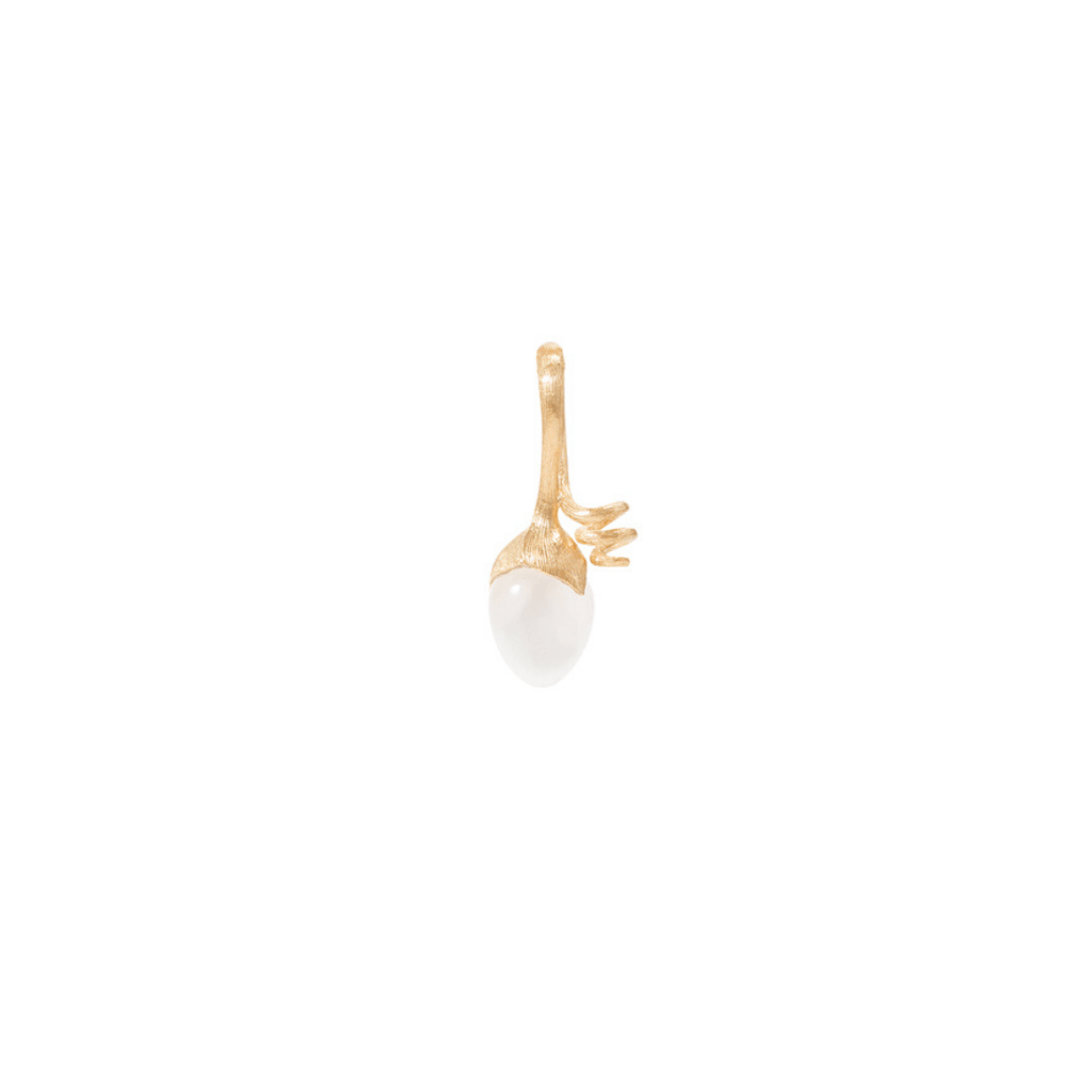 Ole Lynggaard Lotus White Moonstone Sprout Pendant