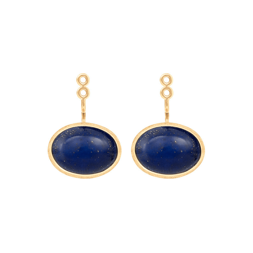 Ole Lynggaard Lotus Lapis Lazuli Ear Pendant