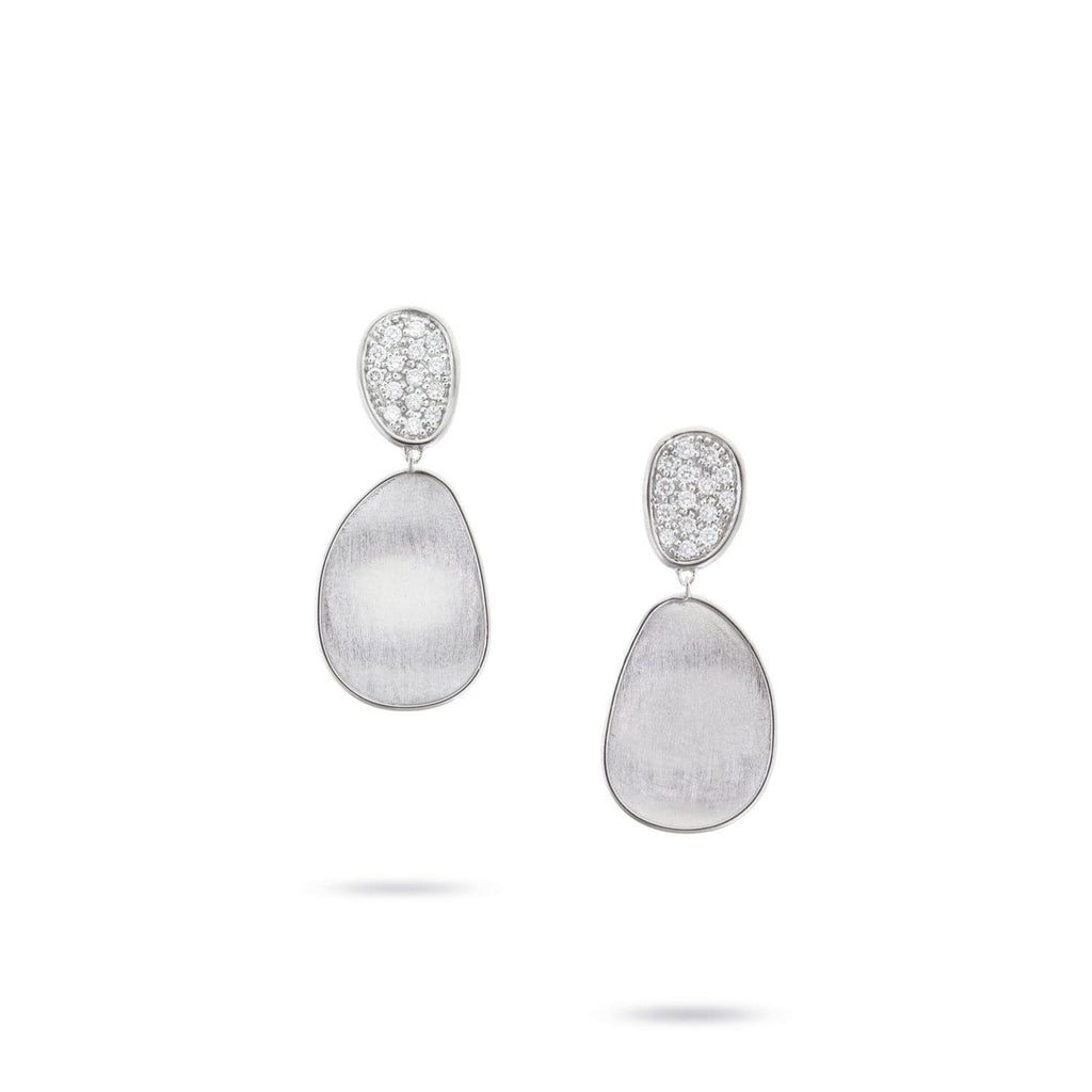 Marco Bicego Lunaria Diamond Drop Earrings