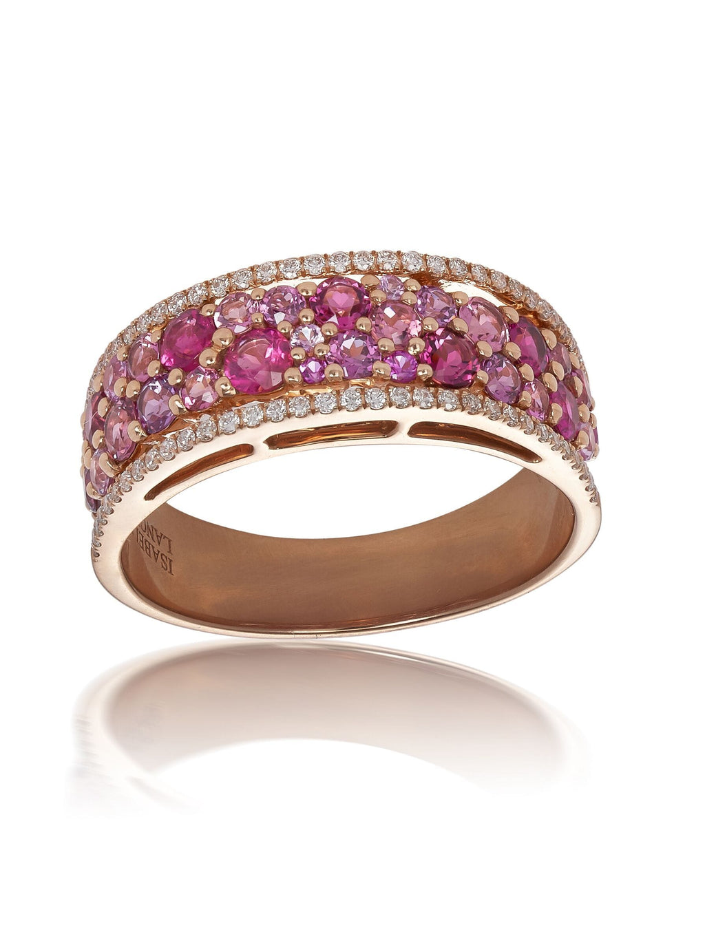 Isabelle Langlois Pointillist Pink Ring